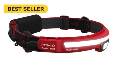 Liteband PRO 2500 Lumen PureHD™ Multi-Beam Rechargeable Headlamp