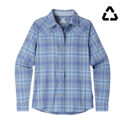 Club Ride Apparel Women's Liv'n Keep Warm Riding Flannel
