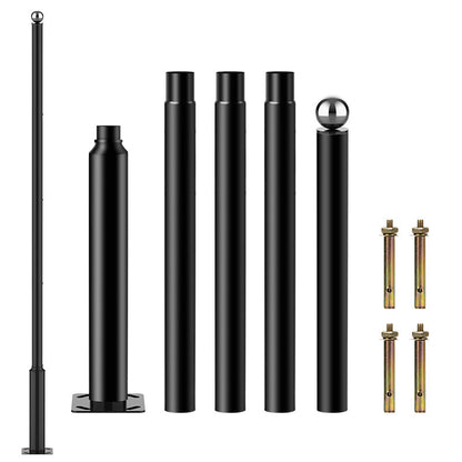 Langy Solar Lights 1500W solar street light with 20ft /16ft pole