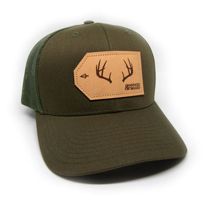 Hooked & Tagged  - Buck Antler Patch Hat