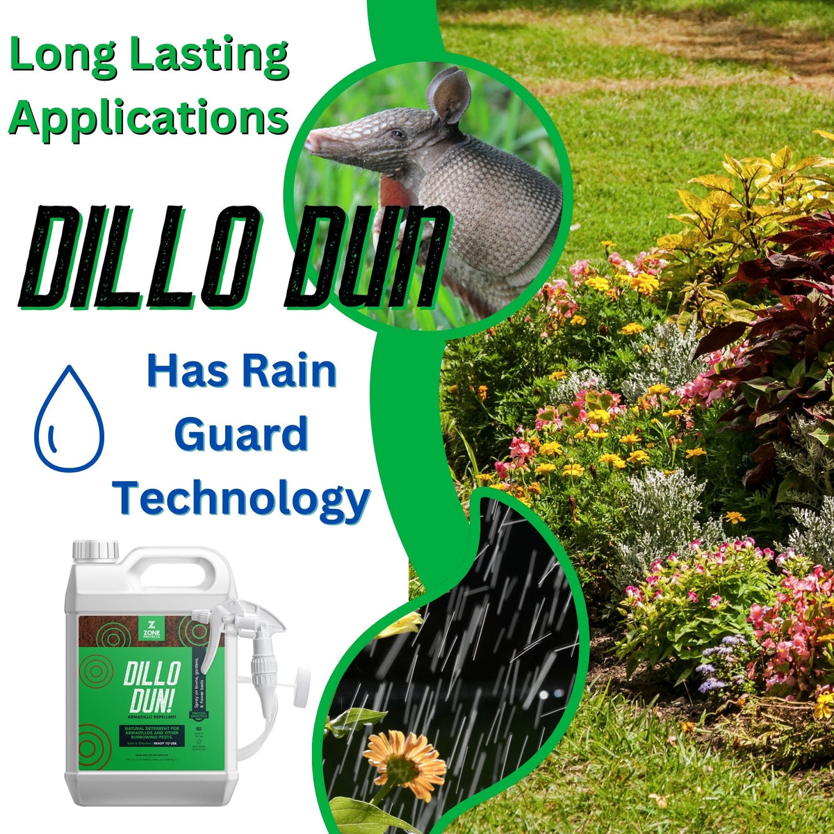 Zone Protects Dillo Dun Armadillo Repellent