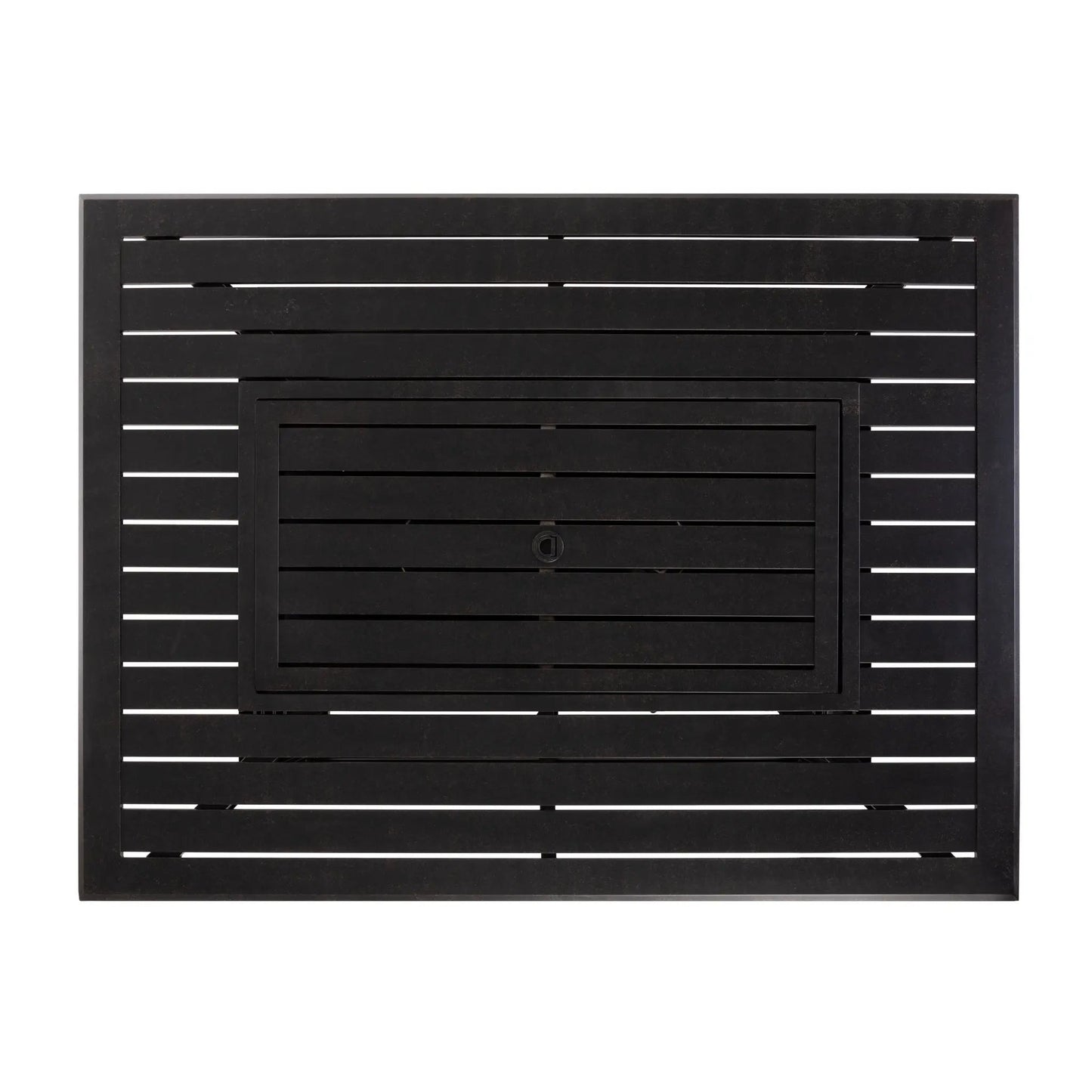 Balkene Home Longmont 48" Rectangular Aluminum Convertible Gas Fire Pit Table