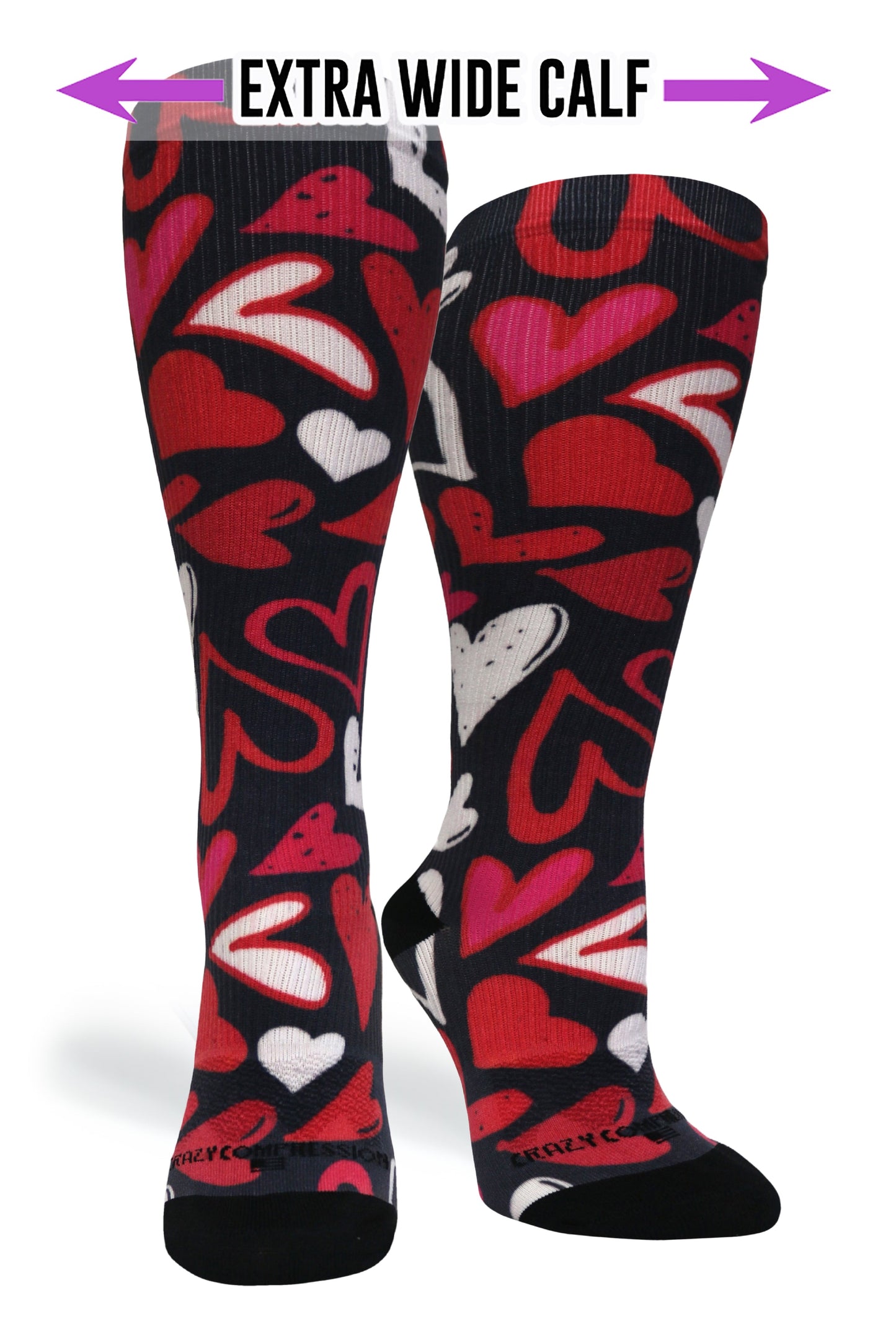 Crazy Compression Love Me - (Standard & Extra Wide)