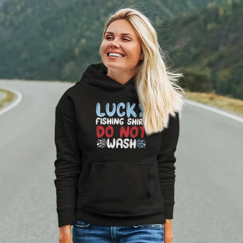 Outdoorzees Lucky Fishing Shirt Unisex Hoodie