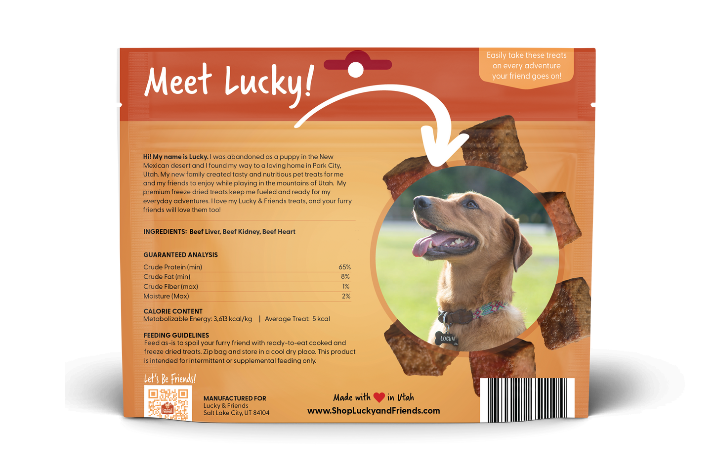 Foundation Outdoors Three Beef Organ Medley Dog Treat