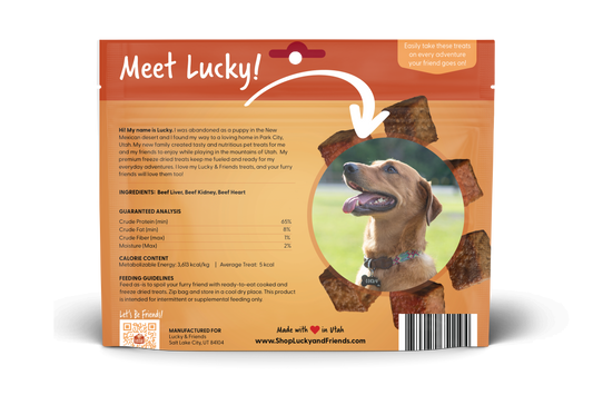 Foundation Outdoors Three Beef Organ Medley Dog Treat