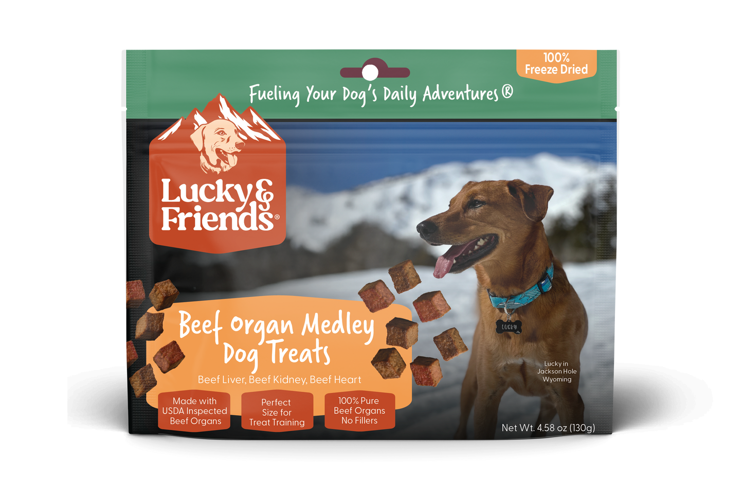 Foundation Outdoors Three Beef Organ Medley Dog Treat