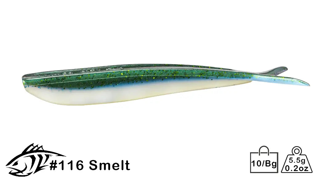 Lunker City 4" Fin-S Fish (Color #1-150)