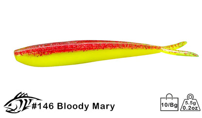 Lunker City 4" Fin-S Fish (Color #1-150)