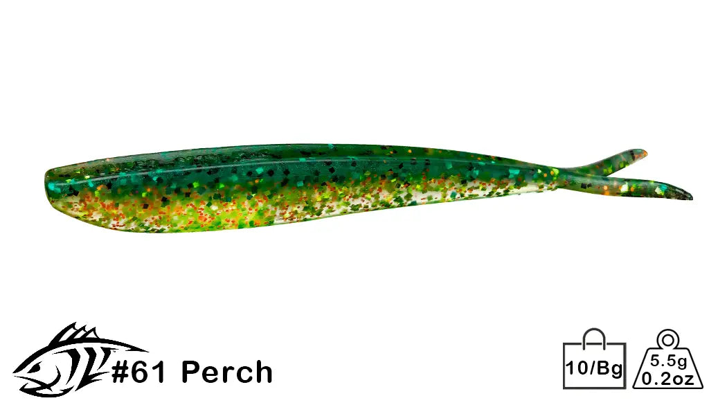 Lunker City 4" Fin-S Fish (Color #1-150)