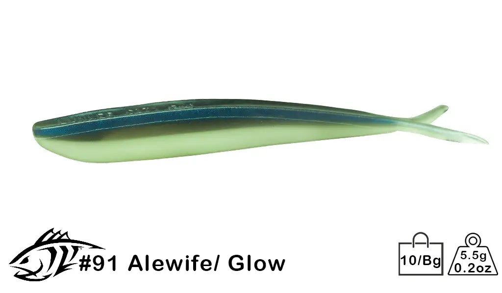 Lunker City 4" Fin-S Fish (Color #1-150)