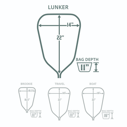 Rising Fishing Lunker Net