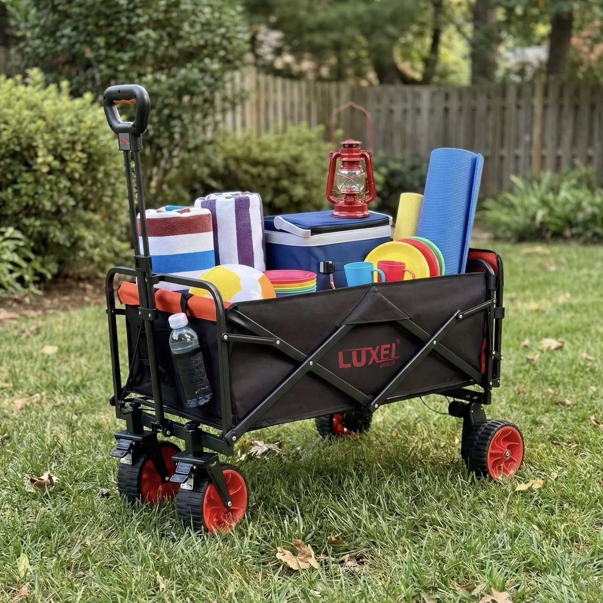 Luxel Carts Compact Electric Camping Cart – Dual Motor & Foldable Design