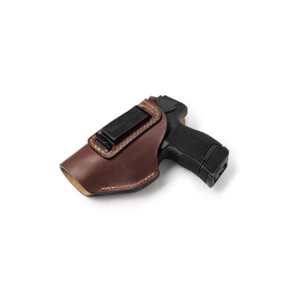 Relentless Tactical The Defender Leather IWB Holster | Fits Glock 42 | P365 | Hellcat | Lifetime Warranty | Made in USA