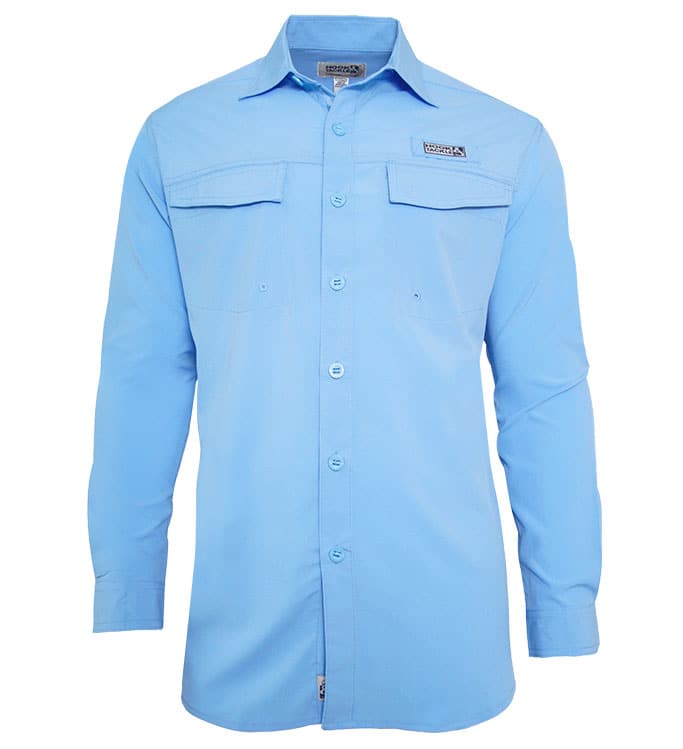 Hook & Tackle Men's Coastline L/S UV Vented Fishing Shirt