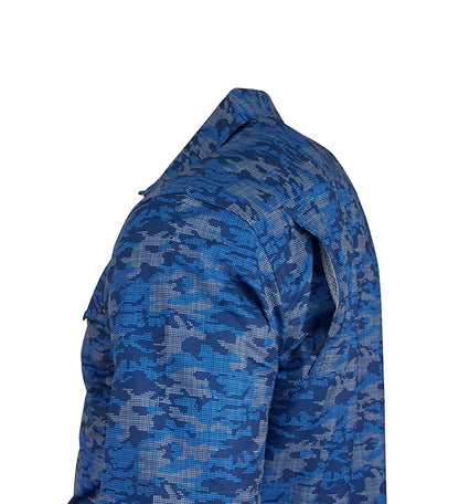 Hook & Tackle Men's Dot Camo UV Vented Fishing Shirt
