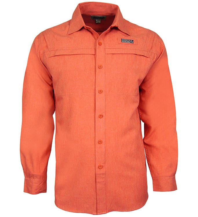 Hook & Tackle Men's Matheson Hammock L/S Vented Fishing Shirt