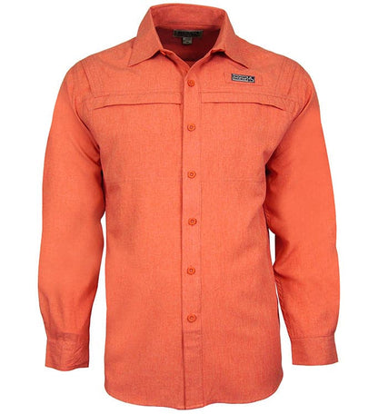Hook & Tackle Men's Matheson Hammock L/S Vented Fishing Shirt