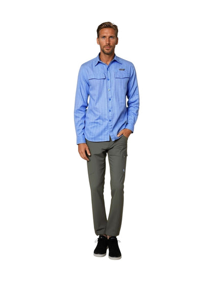 Hook & Tackle Men's Sealand L/S UV Vented Fishing Shirt