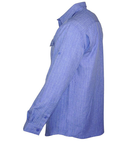 Hook & Tackle Men's Inlet L/S UV Vented Fishing Shirt