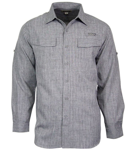 Hook & Tackle Men's Inlet L/S UV Vented Fishing Shirt