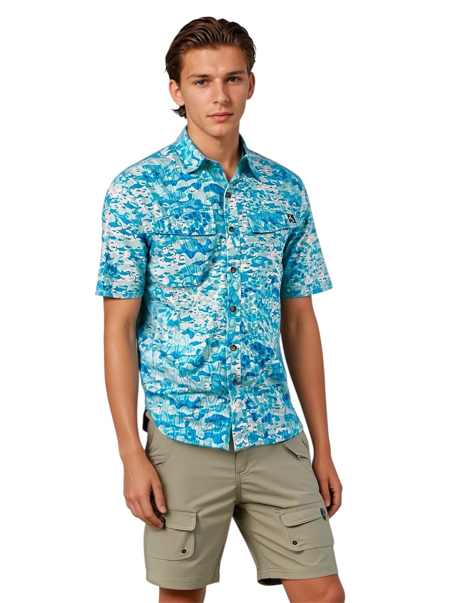 Hook & Tackle Men's Fishtek UV Vented Fishing Shirt