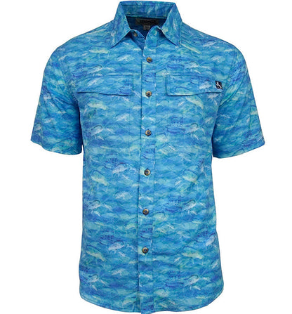 Hook & Tackle Men's Mahi Rush UV Vented Fishing Shirt