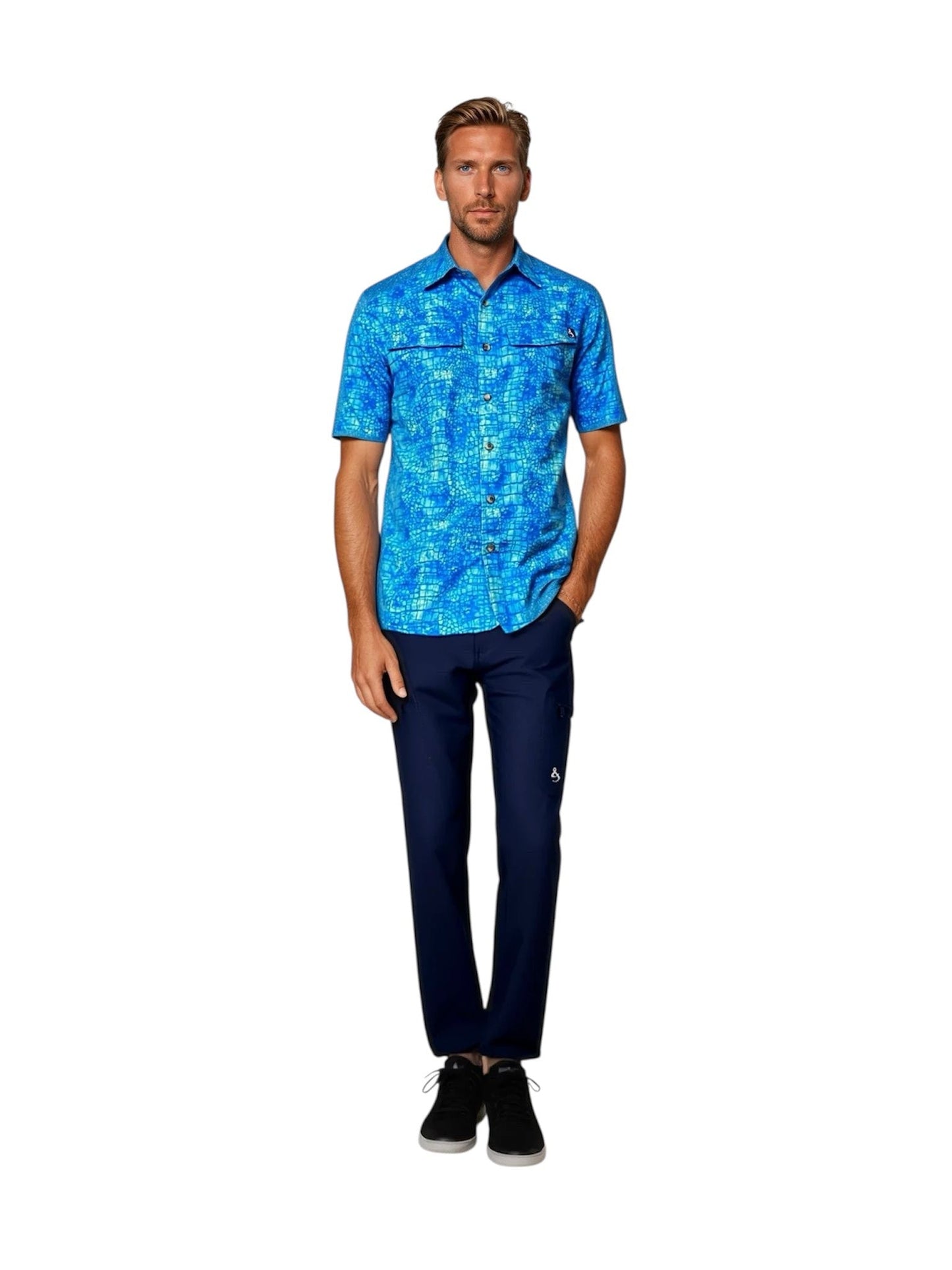 Hook & Tackle Men's Chaos UV Vented Fishing Shirt