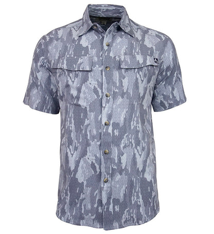 Hook & Tackle Men's Geo Camo UV Vented Fishing Shirt