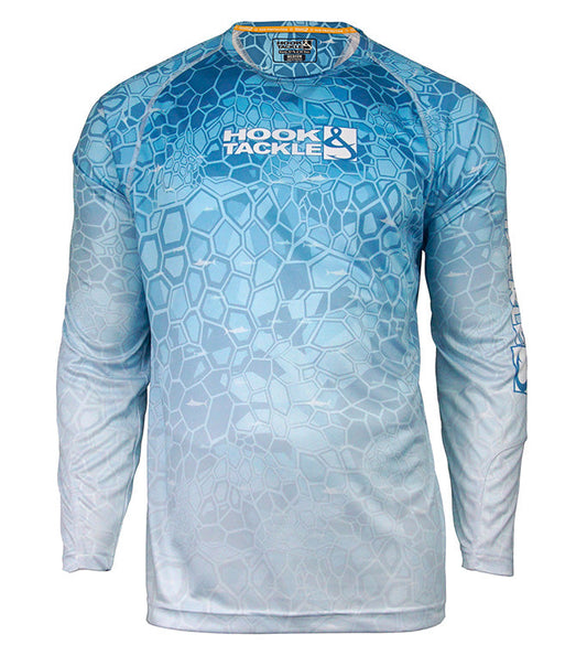 Hook & Tackle Men's Marlin Hex L/S UV Fishing Shirt
