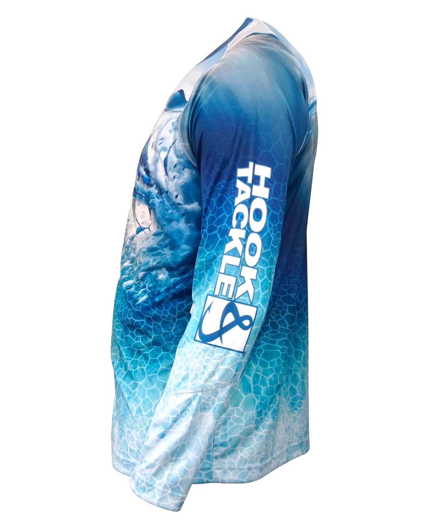 Hook & Tackle Men's Marlin Strike Dolphin L/S UV Fishing Shirt