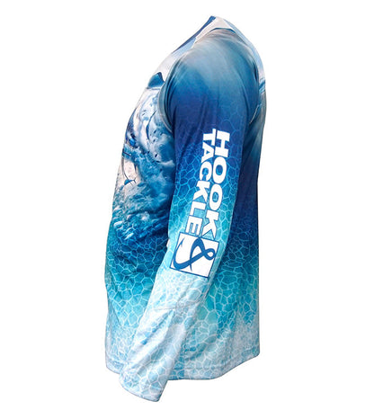 Hook & Tackle Men's Marlin Strike Dolphin L/S UV Fishing Shirt