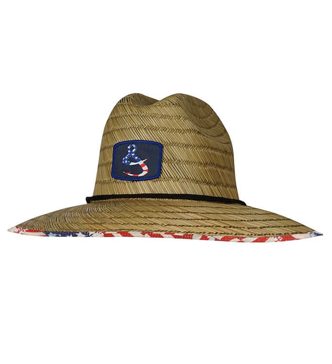 Hook & Tackle American Straw Hat
