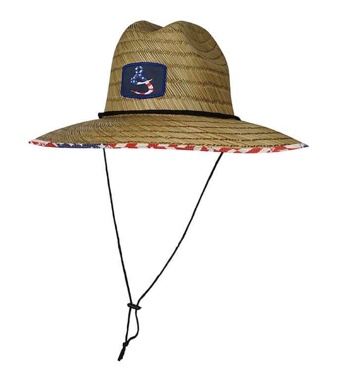 Hook & Tackle American Straw Hat