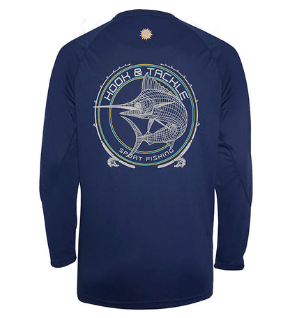 Hook & Tackle Men's Marlin Wired L/S UV Fishing Shirt
