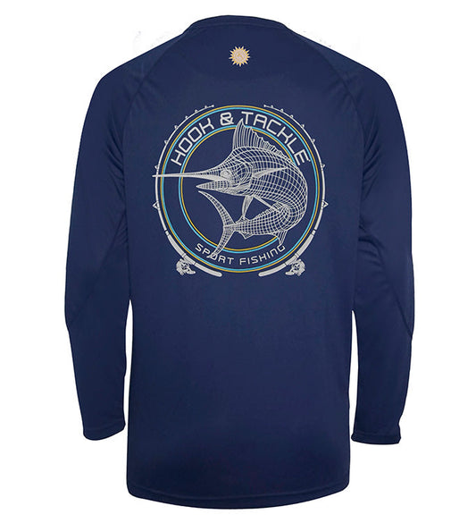Hook & Tackle Men's Marlin Wired L/S UV Fishing Shirt