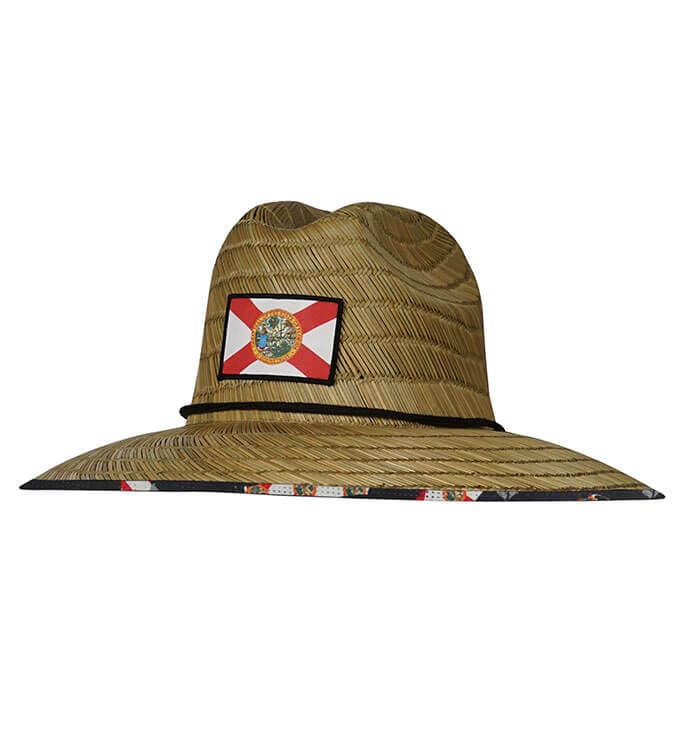 Hook & Tackle Florida Straw Hat