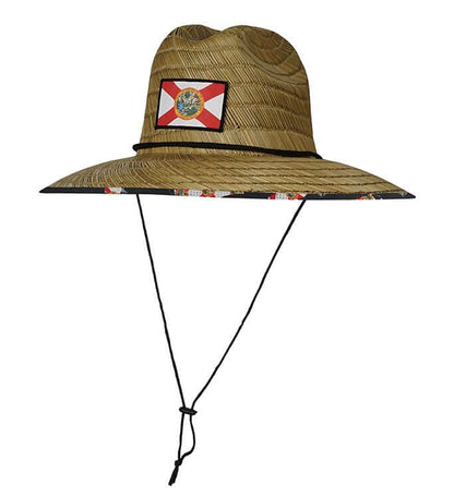 Hook & Tackle Florida Straw Hat