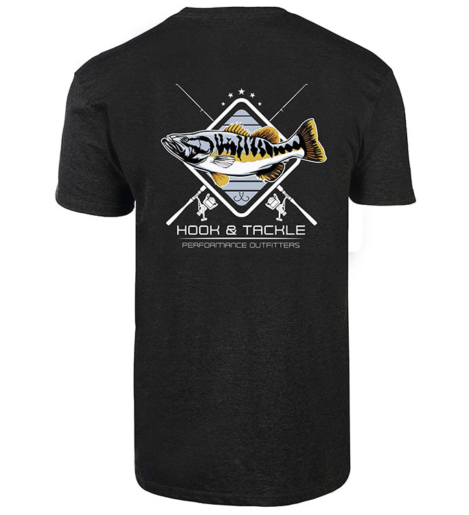Hook & Tackle Men's Bass Rods Premium T-Shirt