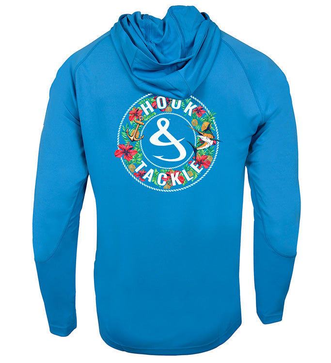 Hook & Tackle Men's Tropic Mix UV Fishing Hoodie