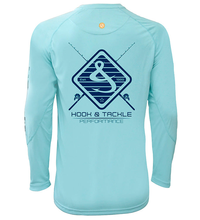Hook & Tackle Men's Rods & Hook L/S UV Fishing Shirt