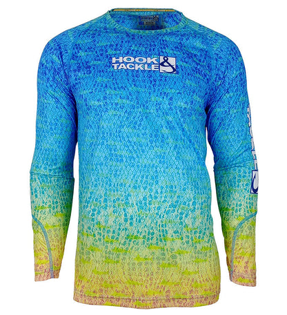 Hook & Tackle Men's Scaly Fins L/S UV Fishing Shirt