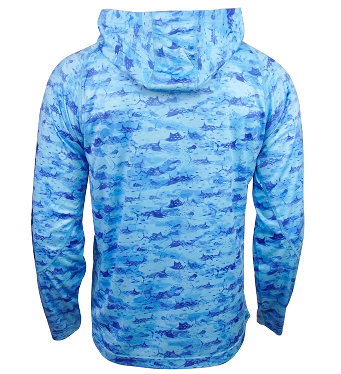 Hook & Tackle Men's Billfish Camo UV Fishing Hoodie
