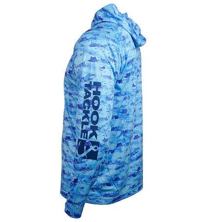 Hook & Tackle Men's Billfish Camo UV Fishing Hoodie