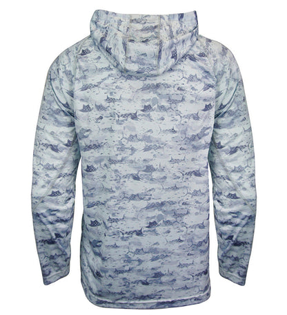 Hook & Tackle Men's Billfish Camo UV Fishing Hoodie