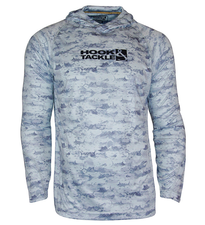 Hook & Tackle Men's Billfish Camo UV Fishing Hoodie