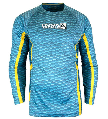 Hook & Tackle Men's Mahi Scales L/S UV Fishing Shirt
