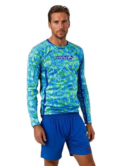 Hook & Tackle Men's Hexa Dreams L/S UV Fishing Shirt