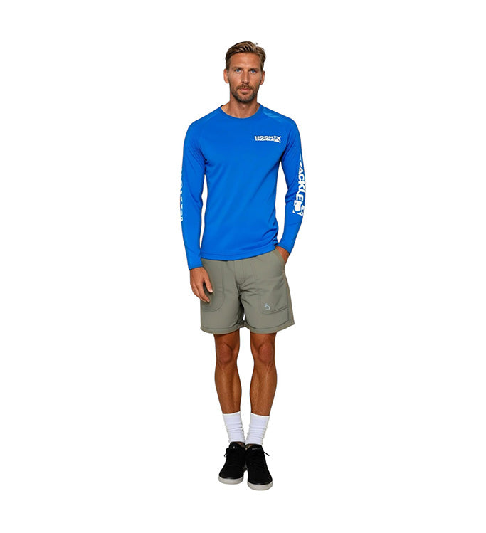 Hook & Tackle Men's Seamount L/S UV Fishing Shirt (S-2X)