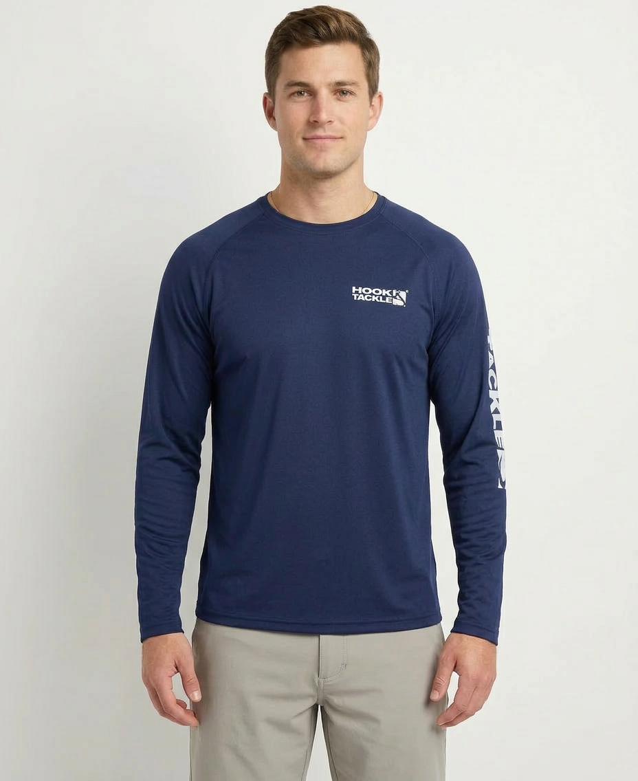 Hook & Tackle Men's Seamount L/S UV Fishing Shirt (3X)